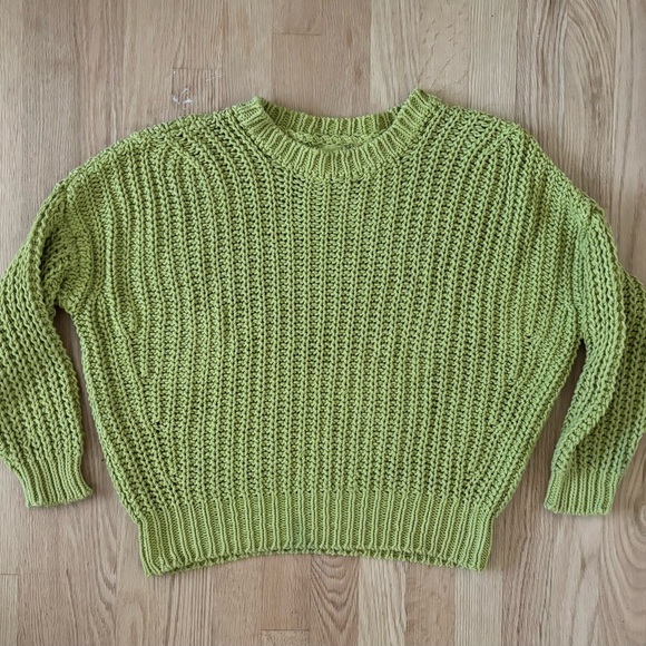 Babaa green tea jumper no 18 pullover sweater cotton - Picture 4 of 4